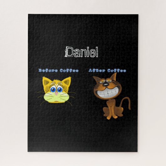 Puzzles avant et après les cafés (Vertical)