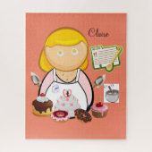 Puzzles Baker Bakery Cupcakes Legpuzzel (Verticaal)