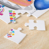 Puzzles Ballons de gâteaux d'anniversaire heureux (Côté)