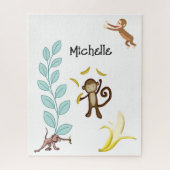 Puzzles Bananes Singes Feuilles (Vertical)