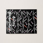 Puzzles Barbershop Clippers Barber Pole (Horizontal)