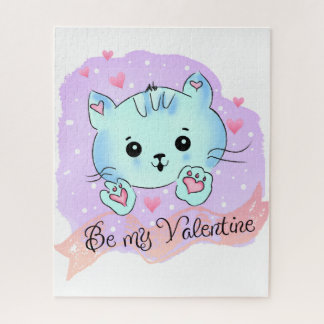 Puzzles Be Mine Hearts Happy Valentine's Day  