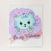 Puzzles Be Mine Hearts Happy Valentine's Day Legpuzzel (Verticaal)