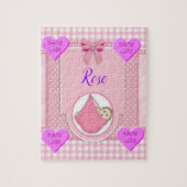 Puzzles Bébé Fille rose (Vertical)