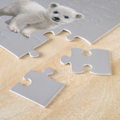 Puzzles Bébé Ours Polaire Argent (Côté)
