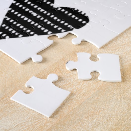 Puzzles Black Hearts Legpuzzel (Zijkant)