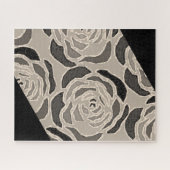Puzzles Black Sepia Motif (Horizontal)