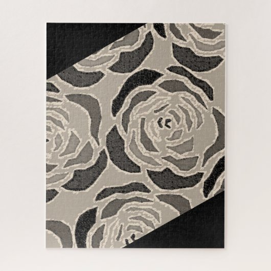 Puzzles Black Sepia Pattern Legpuzzel (Verticaal)