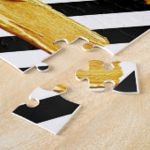 Puzzles Black & White Stripe Gold (Côté)