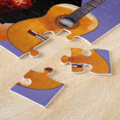 Puzzles blanc et noir Penguin Guitare Rock n Roll (Côté)