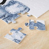 Puzzles Blanc et Noir Penguin Jaune Canards Bain (Côté)