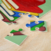 Puzzles blanc et noir Penguin School Student (Côté)