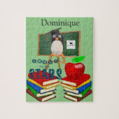 Puzzles blanc et noir Penguin School Student (Vertical)