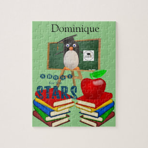 Puzzles blanc et noir Penguin School Student