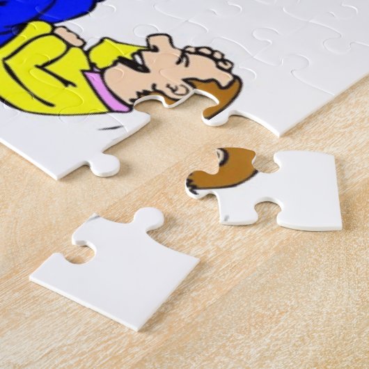 Puzzles Blanc Jaune balle de soccer (Côté)