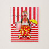 Puzzles Blanc Rouge Gris Clown Popcorn (Vertical)