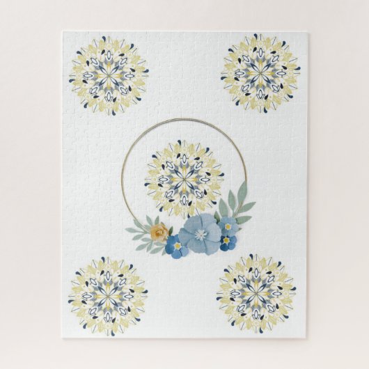 Puzzles Blue Mandala (Vertical)