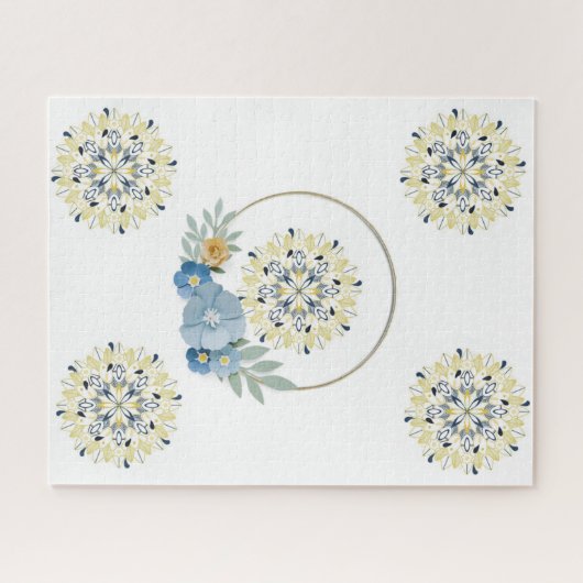 Puzzles Blue Mandala (Horizontal)