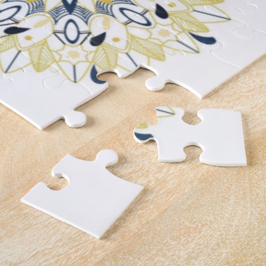 Puzzles Blue Mandala Legpuzzel (Zijkant)