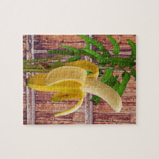 Puzzles Bois Rustique Banane (Horizontal)