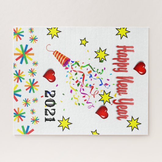 Puzzles Bonne Année 2021 (Horizontal)