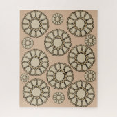 Puzzles Brown circulaire (Vertical)