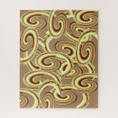 Puzzles Brown Swirl Pattern Legpuzzel (Verticaal)