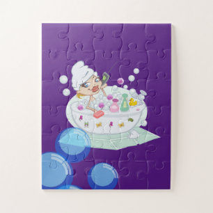 Puzzles Bubble Bain violet