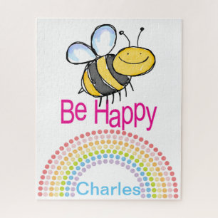 Puzzles Bumblebee Rainbow Soyez heureux