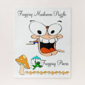 Puzzles Cactus Blanc Frogging Pièces de champignon (Vertical)