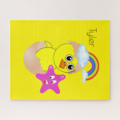 Puzzles canard jaune arc-en-ciel (Horizontal)
