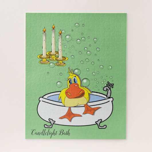 Puzzles Canard Jaune Bougies Bain (Vertical)