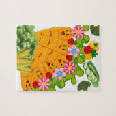 Puzzles Carottes Pees Floral (Horizontal)