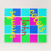 Puzzles Carrés colorés (Horizontal)