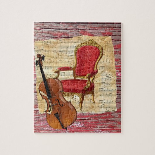 Puzzles Cello Victoriaans Legpuzzel (Verticaal)