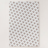 Puzzles Challenger Blanc Floral Blanc Kitty Chat (Vertical)