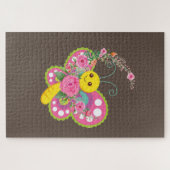 Puzzles Challenger Brown papillon floral (Horizontal)