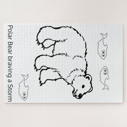 Puzzles Challenger Ours Polaire Blanc (Horizontal)