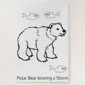 Puzzles Challenger Ours Polaire Blanc (Vertical)