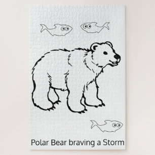 Puzzles Challenger Ours Polaire Blanc
