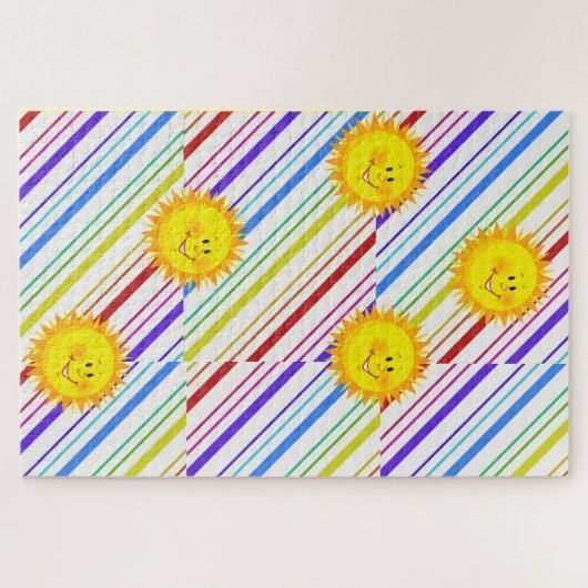 Puzzles Challenger Sun Stripe Colorful (Horizontal)