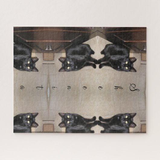 Puzzles Chat noir (Horizontal)