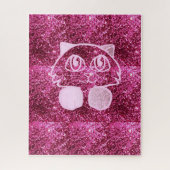 Puzzles Chat Parties scintillant rose (Vertical)