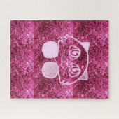 Puzzles Chat Parties scintillant rose (Horizontal)