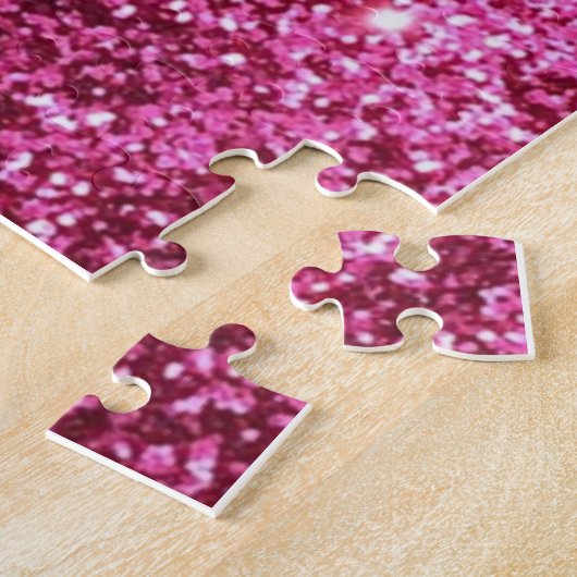 Puzzles Chat Parties scintillant rose (Côté)