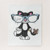 Puzzles Chat Souris Lunettes de soleil (Vertical)