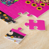 Puzzles Chats Chatons Coloré Abstrait (Côté)