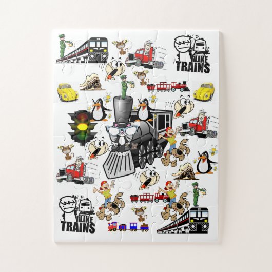 Puzzles Chats Chiens Trains Voitures Baseball (Vertical)