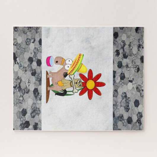 Puzzles Cheval de Chien Mexicain (Horizontal)