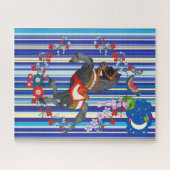 Puzzles Cheval en bande Grenouille fée (Horizontal)